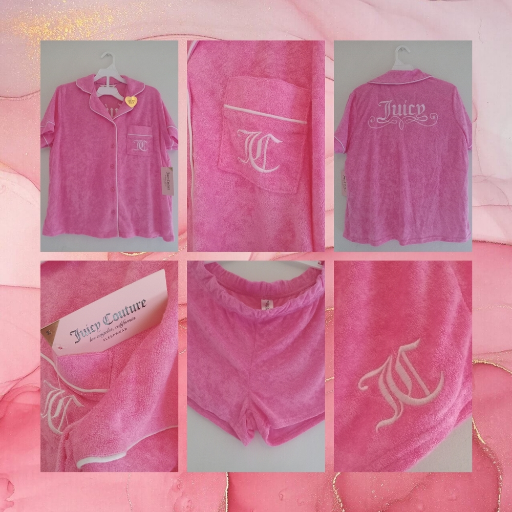Juicy Couture velour pajamas NWT Sz M